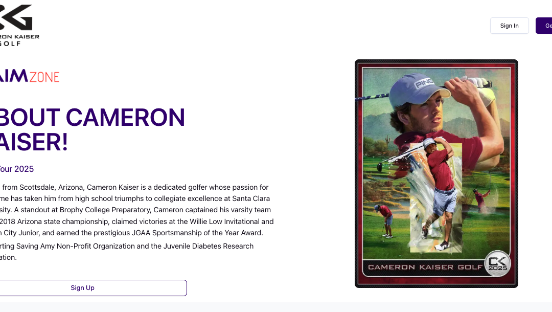 Cameron Kaiser Microsite